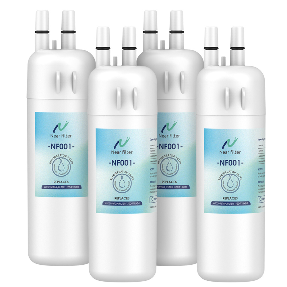 NearFilter Replacement for Refrigerator Water Filter 1,EDR1RXD1,W10295370A 4Pack