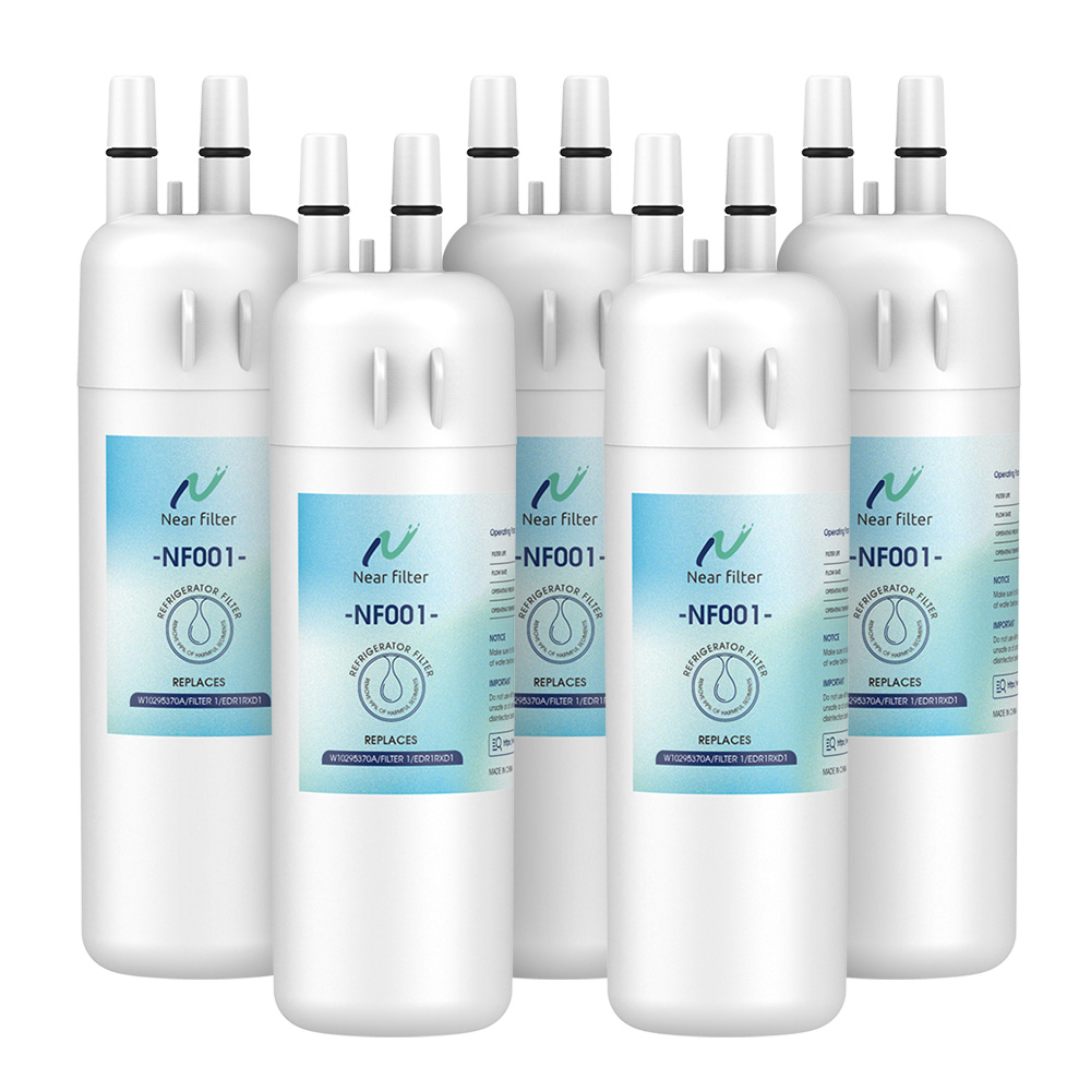 NearFilter Replacement for Refrigerator Water Filter 1,EDR1RXD1,W10295370A 5Pack