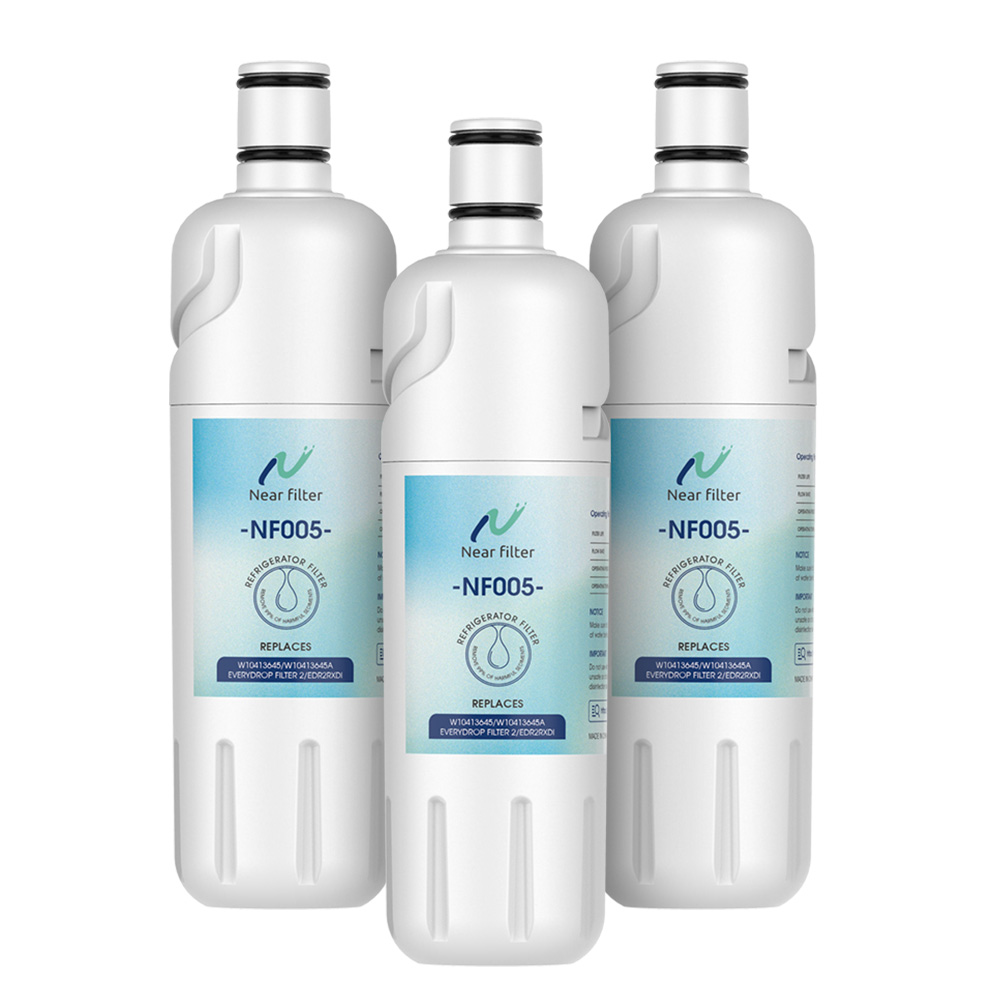 NearFilter Compatible with Refrigerator Water Filter 2 EDR2RXD1 W10413645A 3PCS
